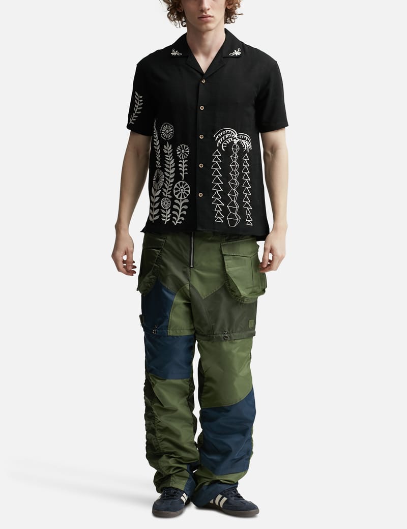 [ANDERSSON BELL]24FW★韓国人気★MILANO CORDUROY CARGO PANTS Andersson Bell Milano Corduroy Cargo Pants in Black | SVD