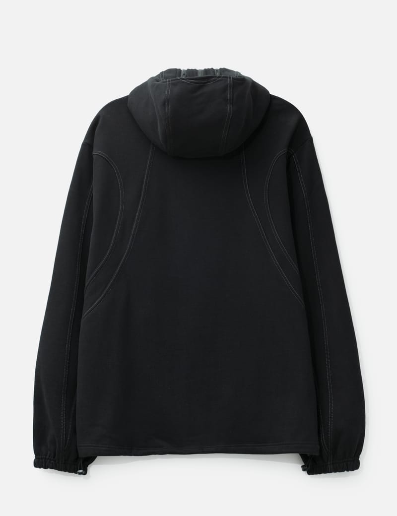 adidas Originals Shell Hoodie - Relaxed fleece hoodie with zip