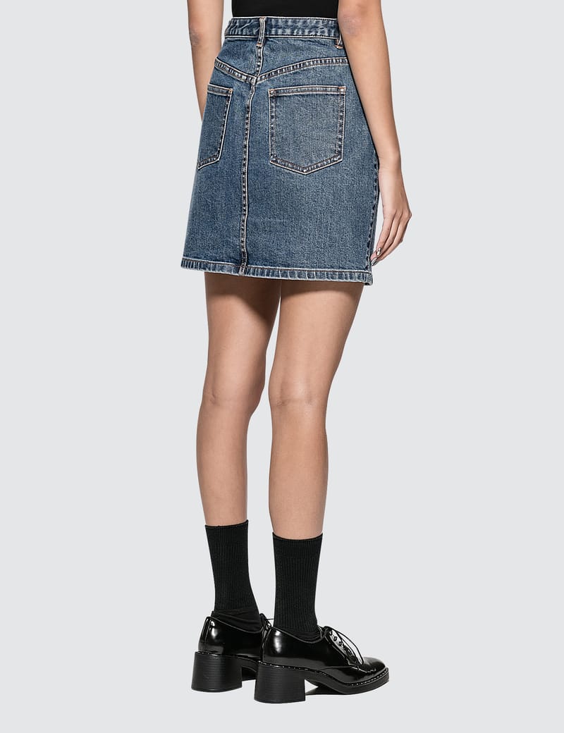 A.P.C. - Jupe Standard Denim Skirt | HBX - Globally Curated