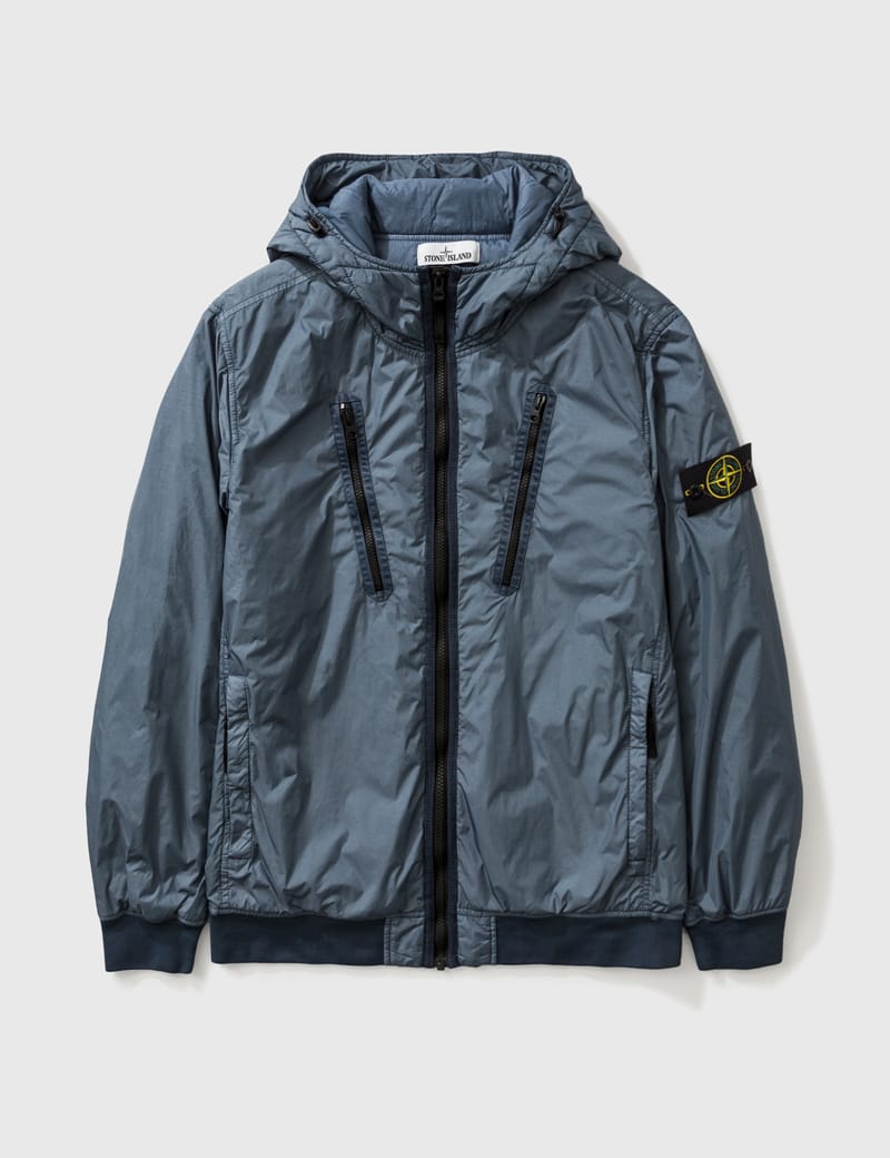 Stone Island - フーデッド ナイロン ジャケット | HBX - ハイプ