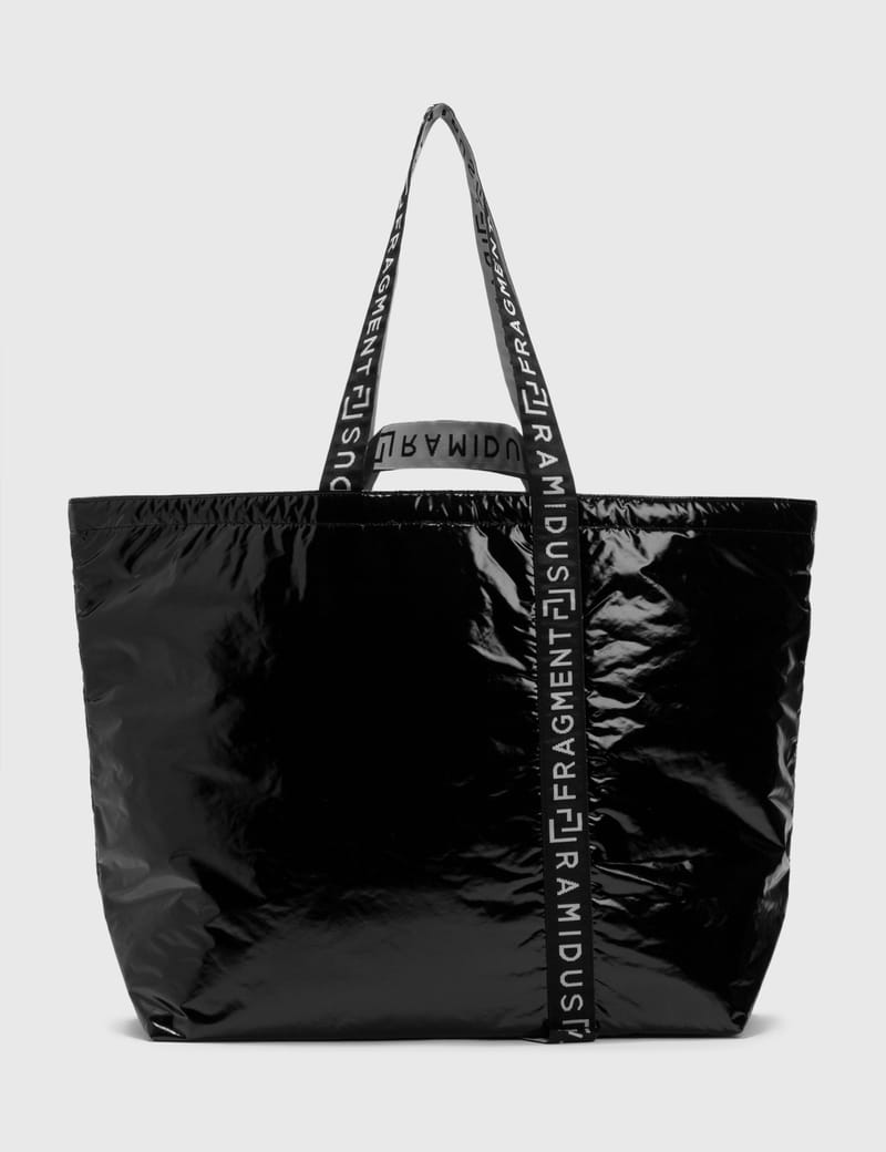 RAMIDUS - Fragment Design x Ramidus PU Coating Tote Bag (XL) | HBX