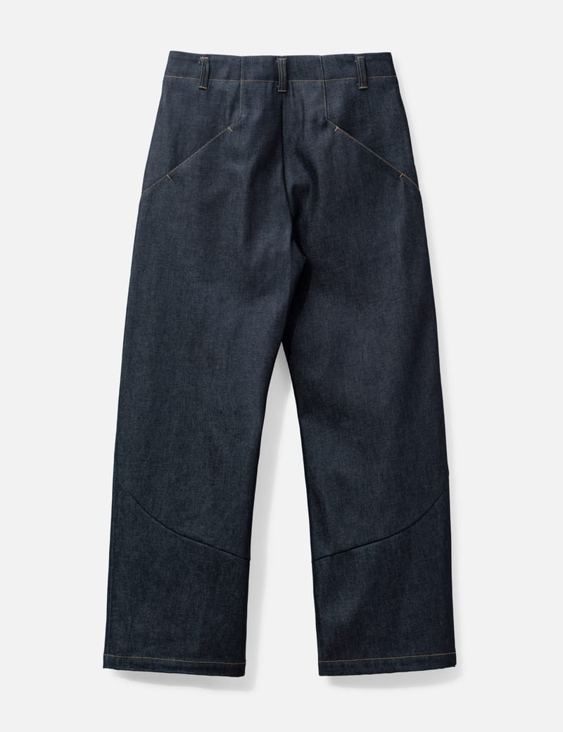Seventh Denim 440 Workwear Jeans - Relaxed wide leg jeans in raw