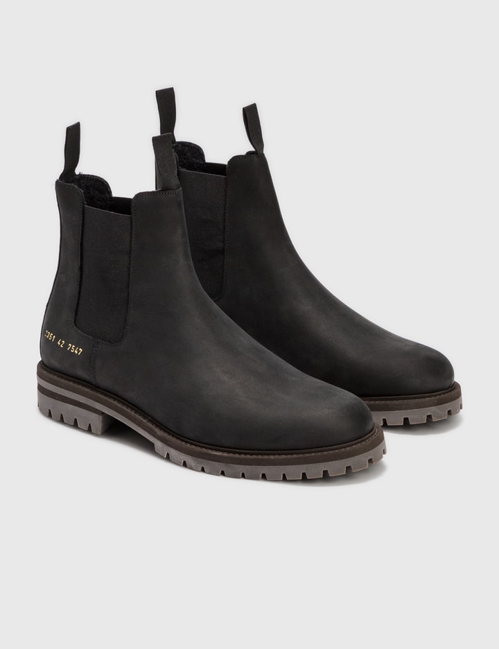 Common Projects - WINTER CHELSEA BOOTS | HBX - Globally Curated Fashion and Lifestyle by Hypebeast