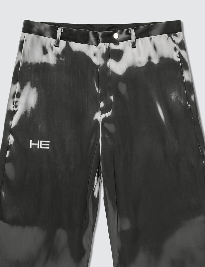 Heliot Emil - Liquid Metal Suit Pants | HBX - ハイプビースト