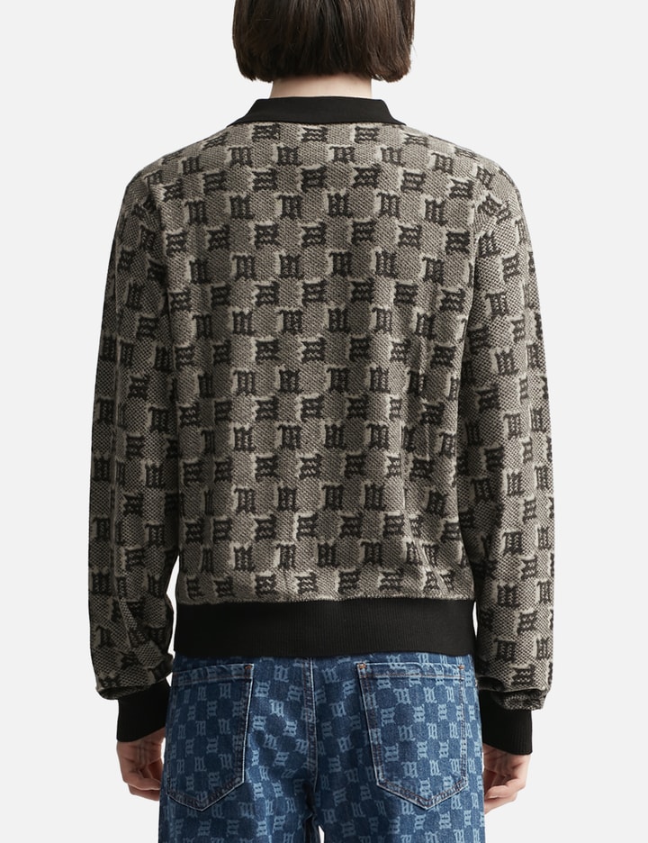 Jacquard monogram polo shirt Polo