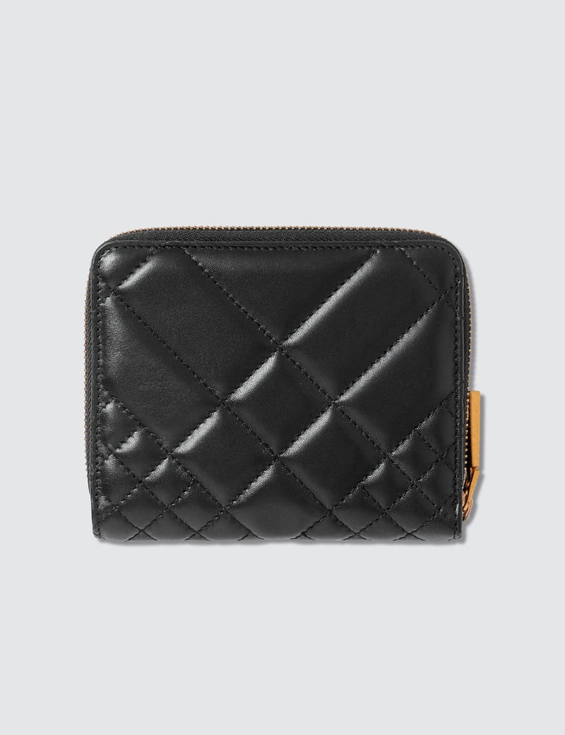 Versace - Quilted Medusa Zip Around Wallet | HBX - Globally