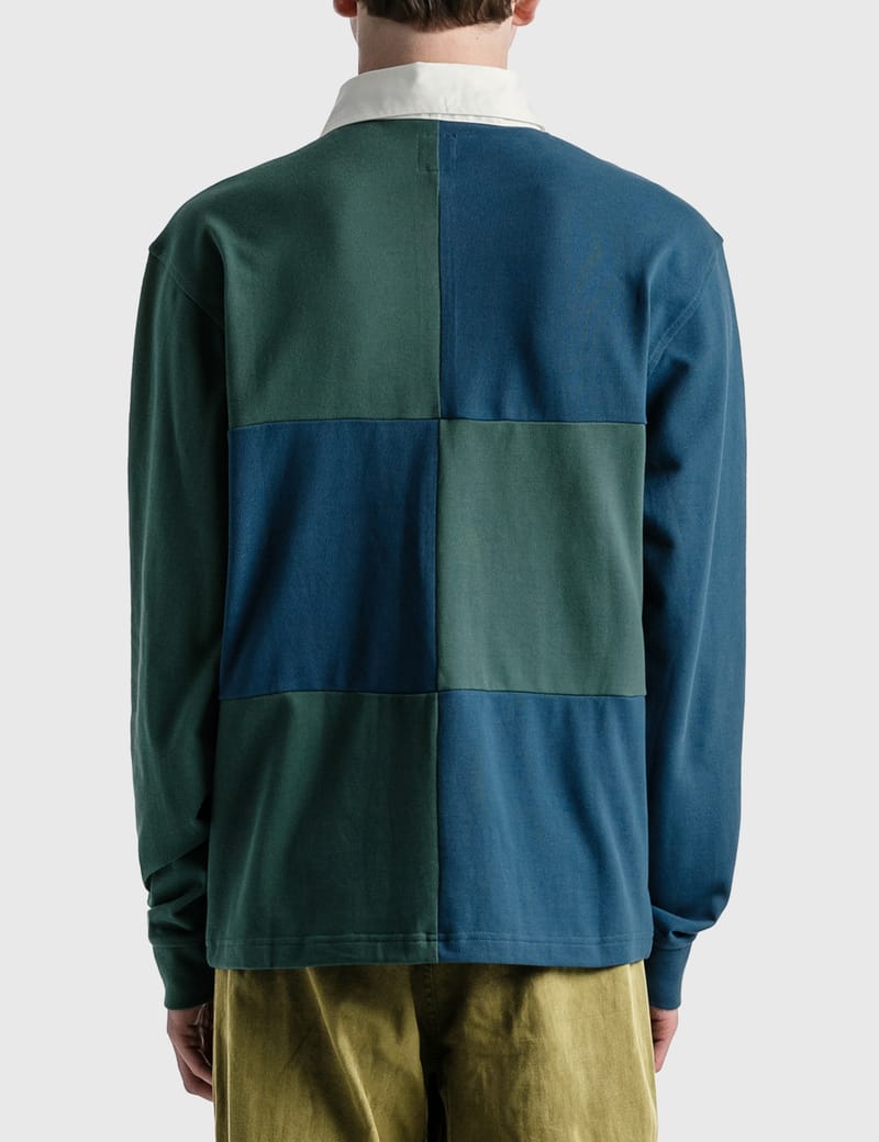 Brain Dead - Paneled Rugby Shirt | HBX - Globally Curated