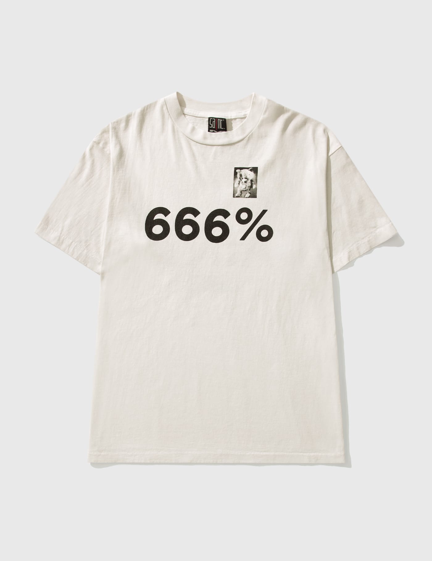 SAINTMICHAEL セントマイケル 666% ロゴTシャツ T-shirt
