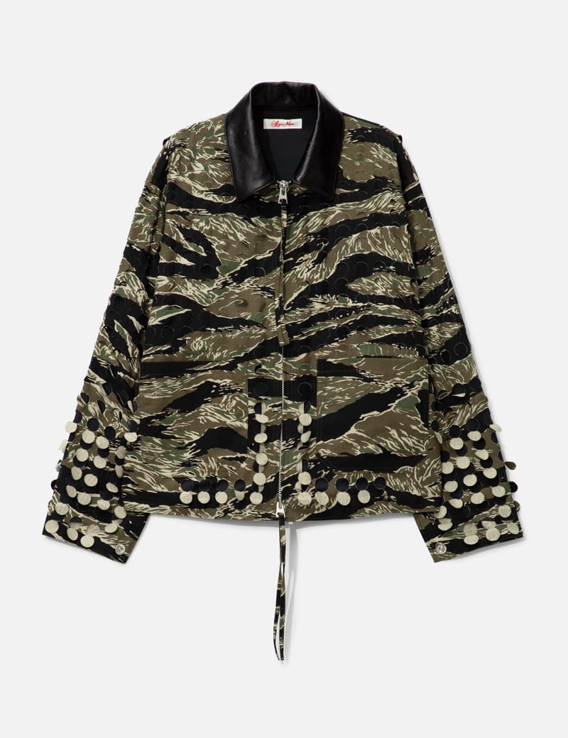 SYUMAN. / 25SS/Parallel laser Cut odd lengt/1/コットン/BLK/カモフラ/25SS-SY017 SYUMAN - Parallel Laser Cut Top | HBX