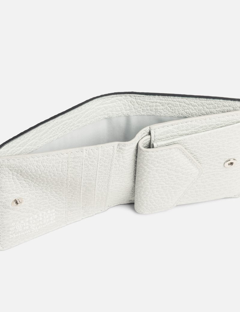 Maison Margiela Four Stitches Wallet Clip - Grained leather bi