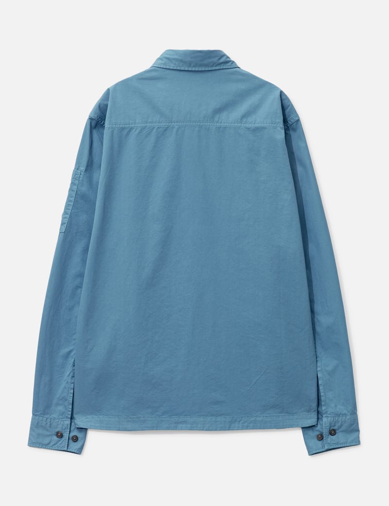 シーピーカンパニー - Organic Gabardine Lens Zipped Overshirt | HBX シーピーカンパニー - Organic Gabardine Lens Zipped Overshirt | HBX