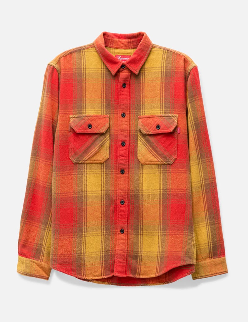 Supreme - SUPREME PLAIDED FLANNEL SHIRT | HBX - Globally Curated