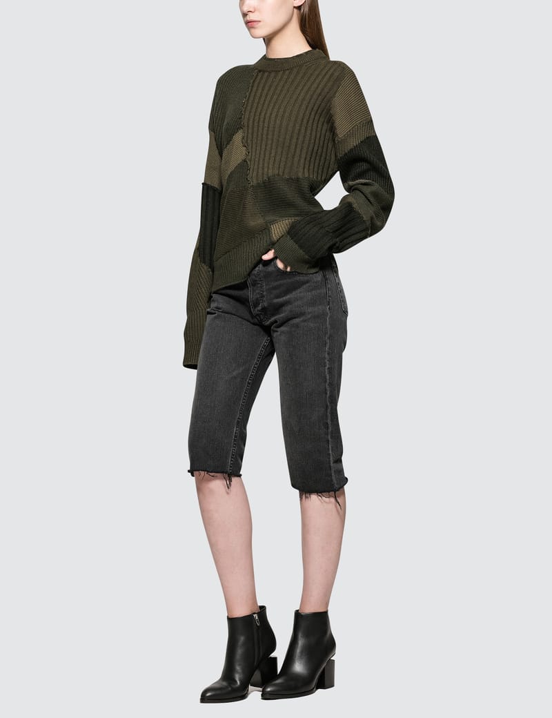 Helmut lang 2024 military grunge sweater