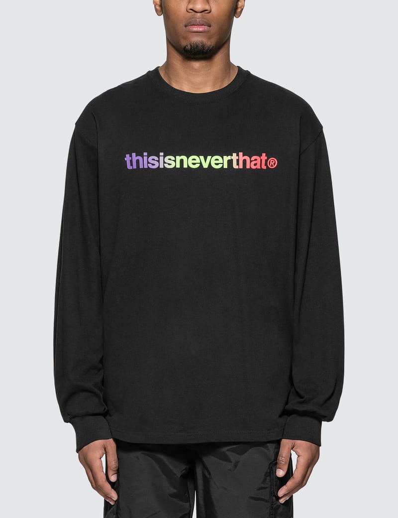 thisisneverthat® - T-logo Long Sleeve T-Shirt | HBX - Globally