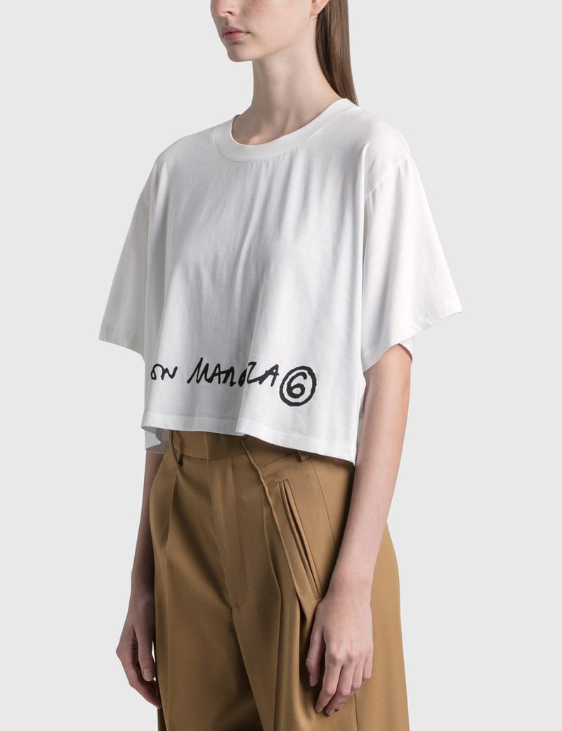 Tシャツ・カットソー MM6 MAISON MARGIELA Women Tops S62GD0181S23962101 White Buy MM6 Maison Margiela T-Shirt 'White' - S62GD0146 S23588