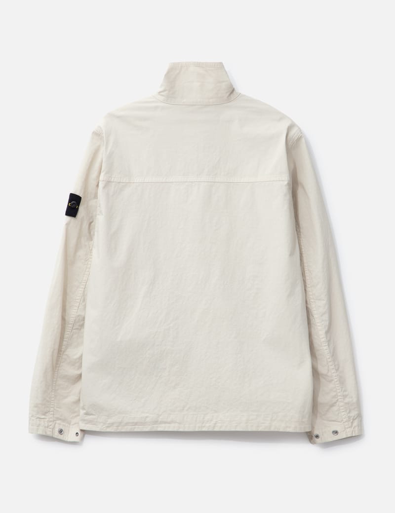 ジャケット・アウター Stone  Stand up Collar Jacket Stone Island - Stand Collar Ripstop Jacket | HBX