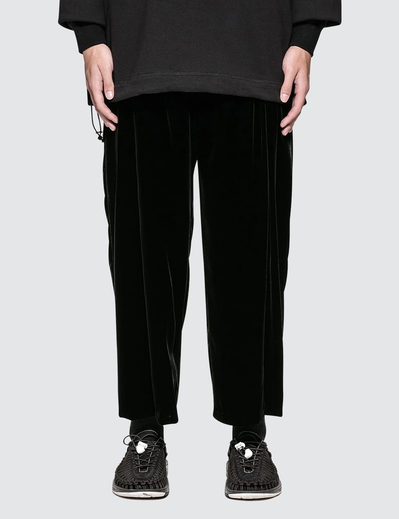 Sasquatchfabrix. - Velvet Wide Pants | HBX - Globally Curated