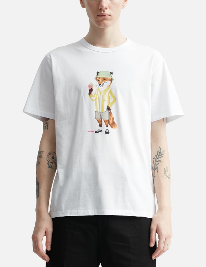 Maison Kitsuné Dressed Fox Regular T Shirt Hbx Globally Curated Fashion And Lifestyle By 