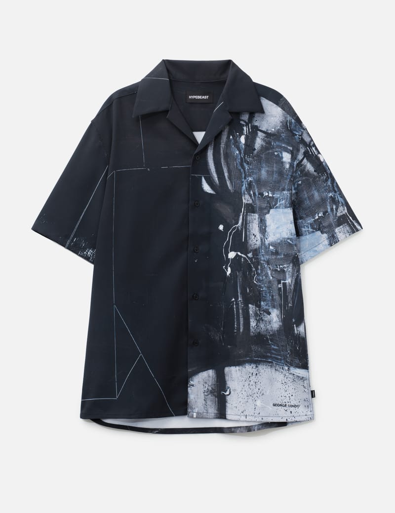 e Condo Hypebeast Cap スタイリスト私物 Hypebeast Hypebeast x George Condo Bowling Shirt - Camp-collar