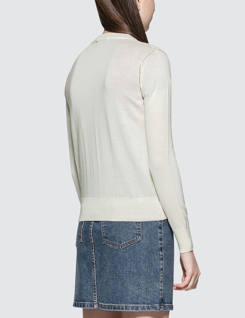 Maison Kitsuné - Merinos Classic Cardigan | HBX - Globally Maison Kitsuné - Merinos Classic Cardigan | HBX - Globally