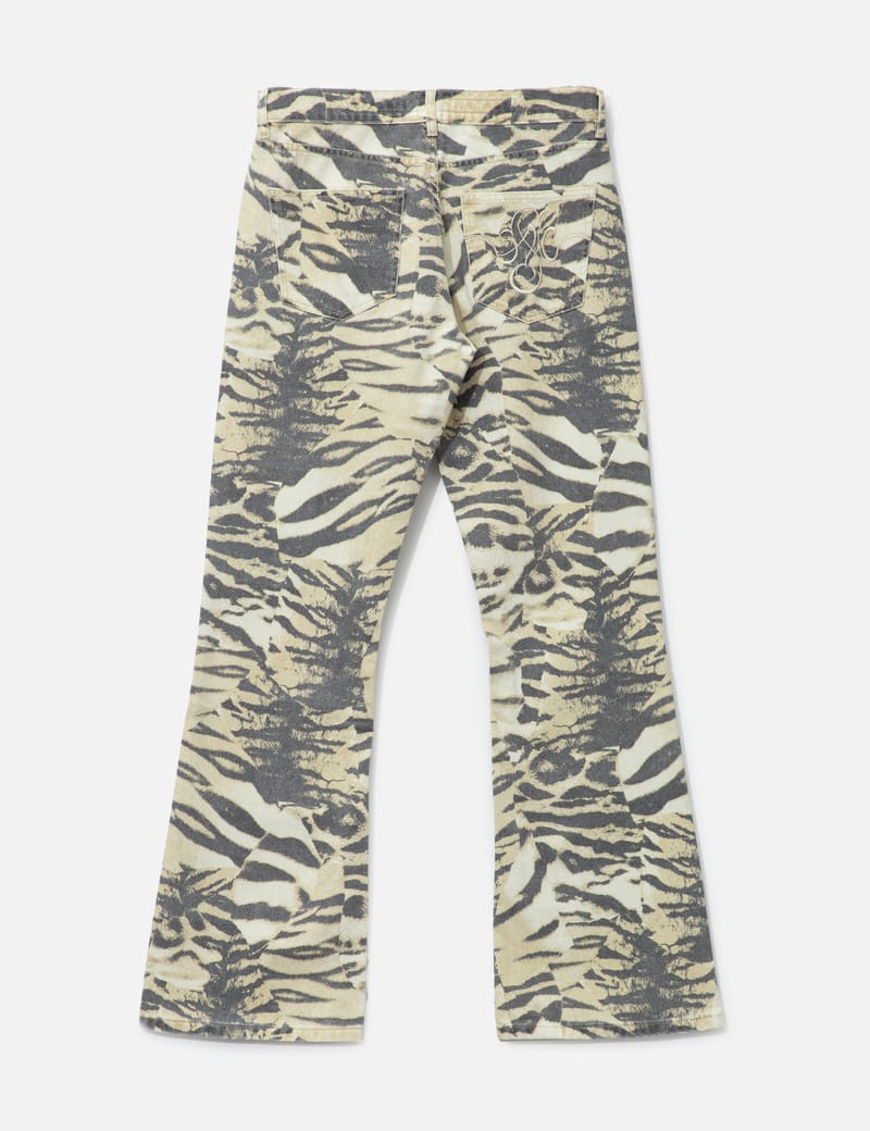 Stockholm Surfboard Club - Printed Bootcut Jeans | HBX
