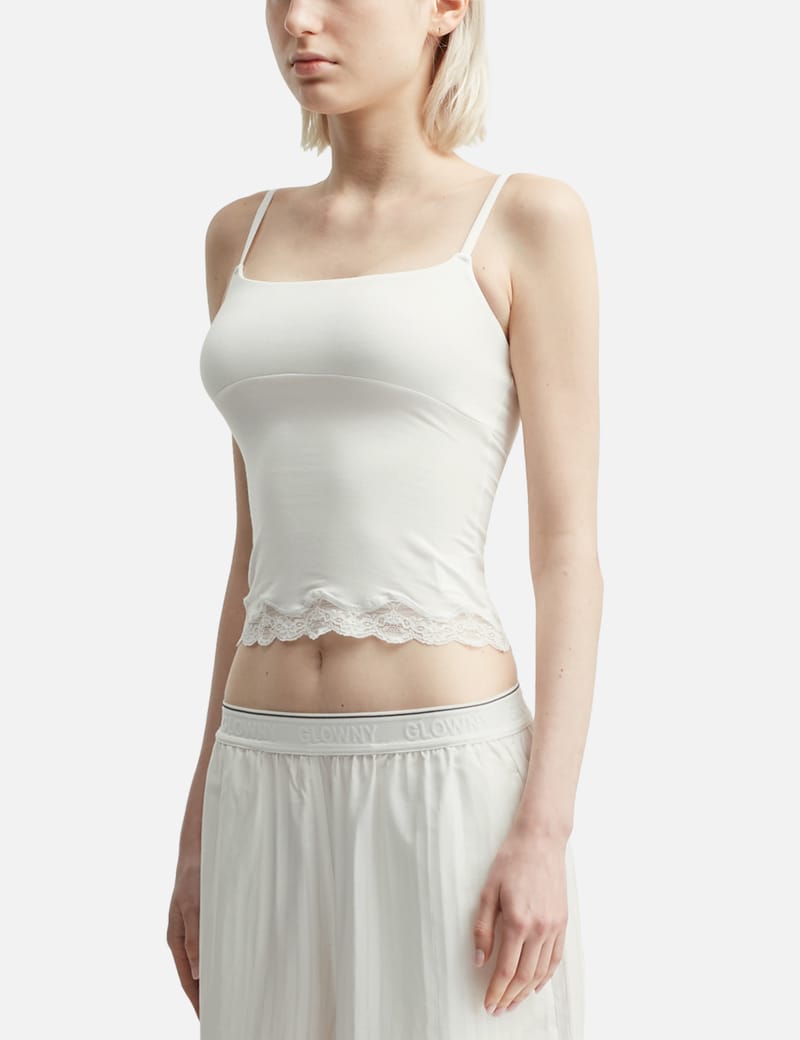 Glowny - Heart Lace Cami | HBX - Globally Curated Fashion