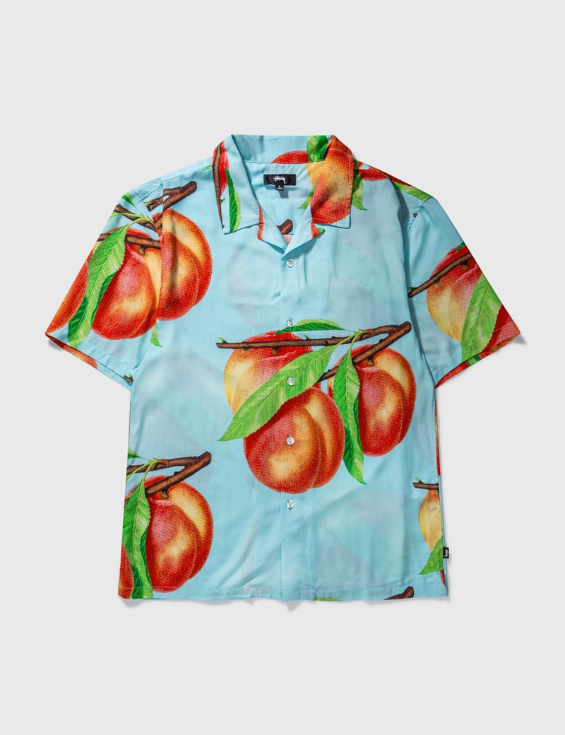 Stüssy - Peach Pattern Shirt | HBX - 하입비스트가 엄선한 글로벌