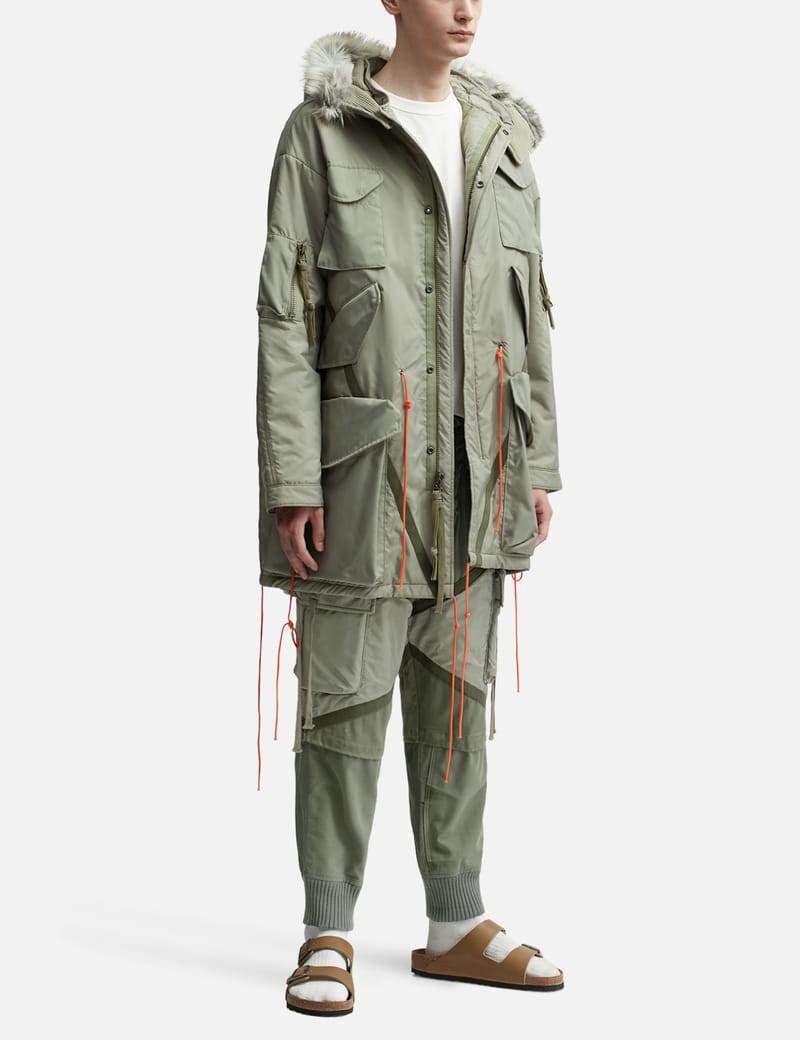 GREG LAUREN - Army Jacket/ Army GL Cargo Pants | HBX - Globally