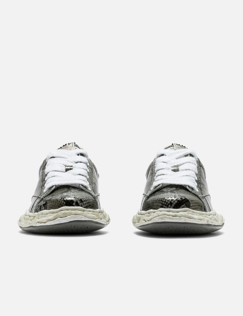 MIHARA YASUHIRO☆ SOLE LEATHER PRINTED PYTHON LOW-TOP Maison MIHARA YASUHIRO ONLINE STORE（ミハラヤスヒロ