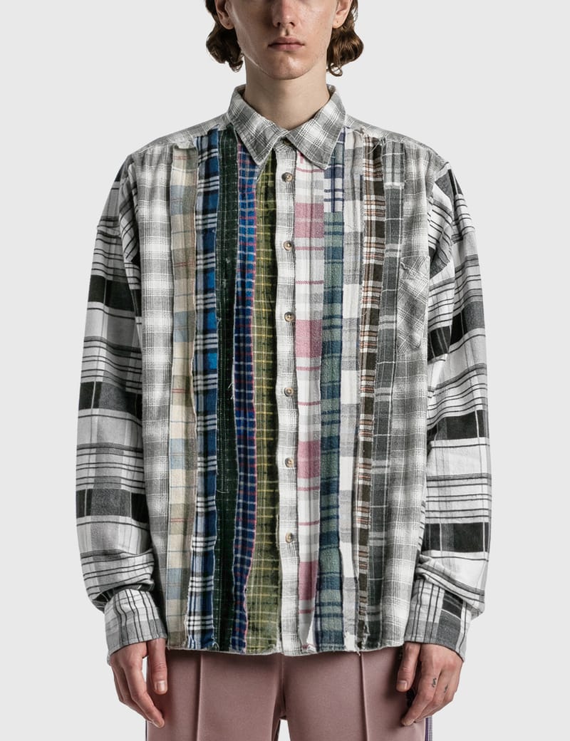 Needles - Straight Hem Flannel Shirt | HBX - HYPEBEAST 為您