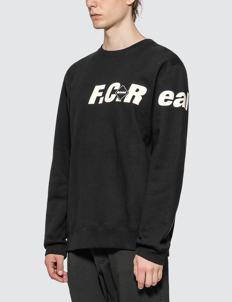 F.C. Real Bristol - F.C.R.B. Straddle Logo Crew Neck Sweat | HBX - Globally  Curated Fashion and Lifestyle by Hypebeast