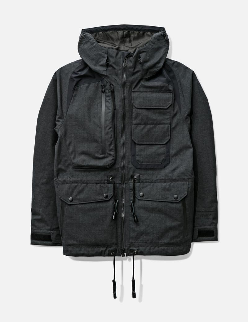 White Mountaineering Pocketed Gore-tex Jacket In Grey | ModeSens