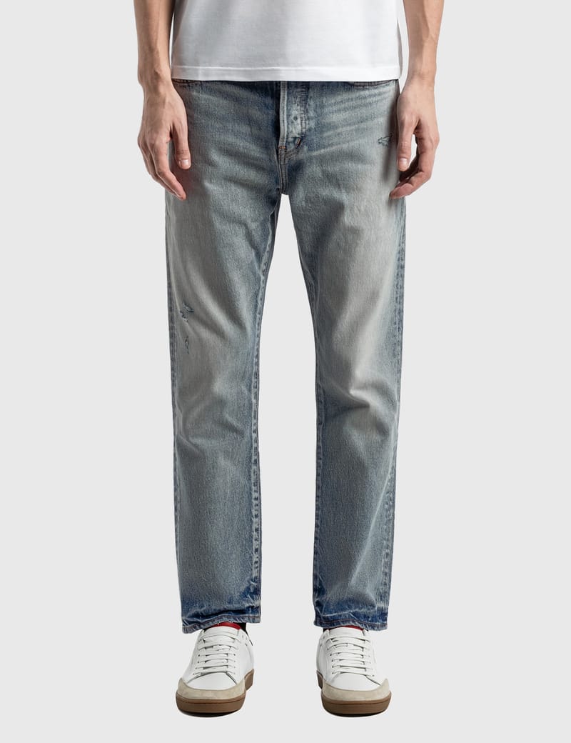 Saint Laurent - High Waisted Straight Jeans | HBX - Globally