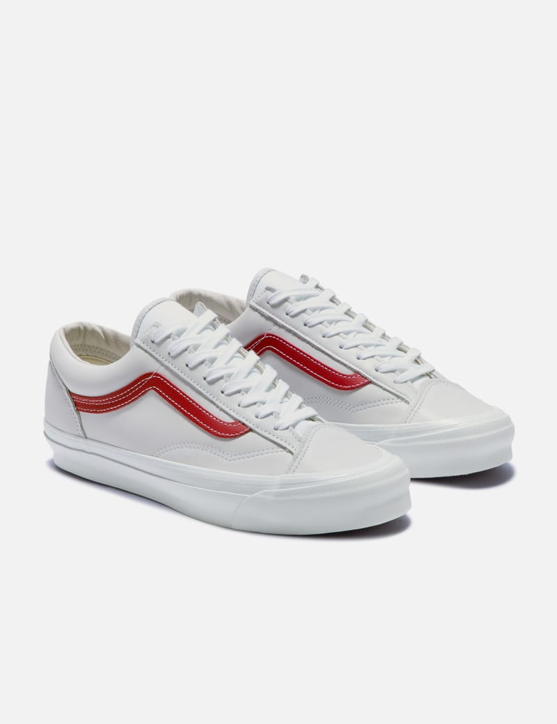 Vans style shop 36 red white