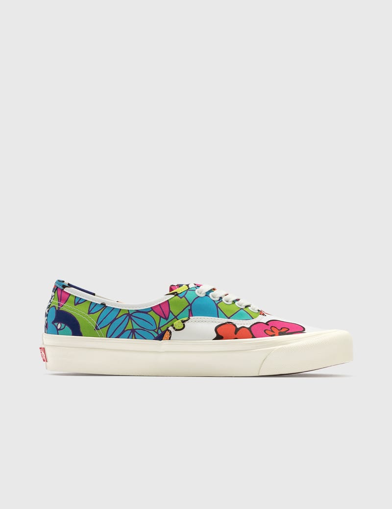 国内配送 VANS AUTHENTIC 44 DX HOFFMAN FABRICS /FLORAL MIX NEW MEN'S 11.5 12 VANS AUTHENTIC 44 DX ANAHEM FACTORY