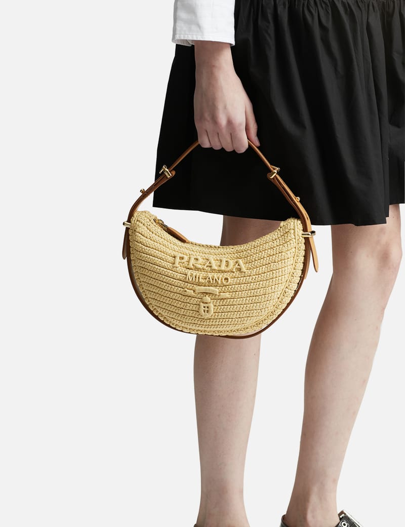 Prada - Prada Arqué Crochet Shoulder Bag | HBX - Globally