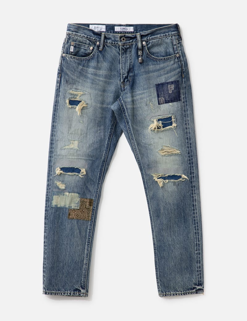 パンツ FDMTL SKINNY FIT STRAIGHT DENIM W34 L32 Fdmtl Skinny Fit Straight Denim W34 L32 Fundamental Vintage
