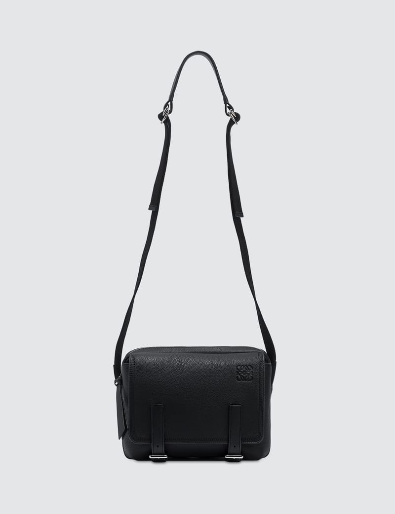 【関税&送料込】Loewe Borsa Military Messenger Xs In Pelle XS Military messenger bag in soft grained calfskin Grey - LOEWE