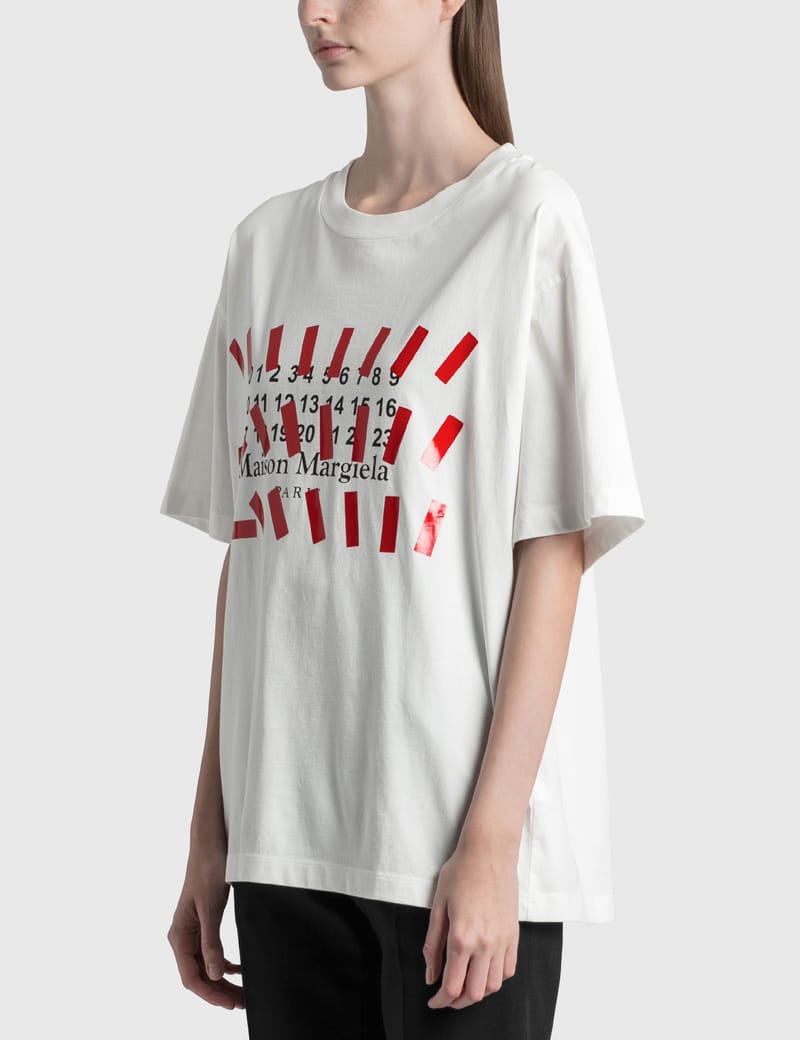 Maison Margiela - Tape Print Oversized T-shirt | HBX - Globally