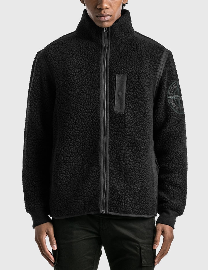 Stone Island - FLEECE JACKET | HBX - Globally Curated Fashion and ...