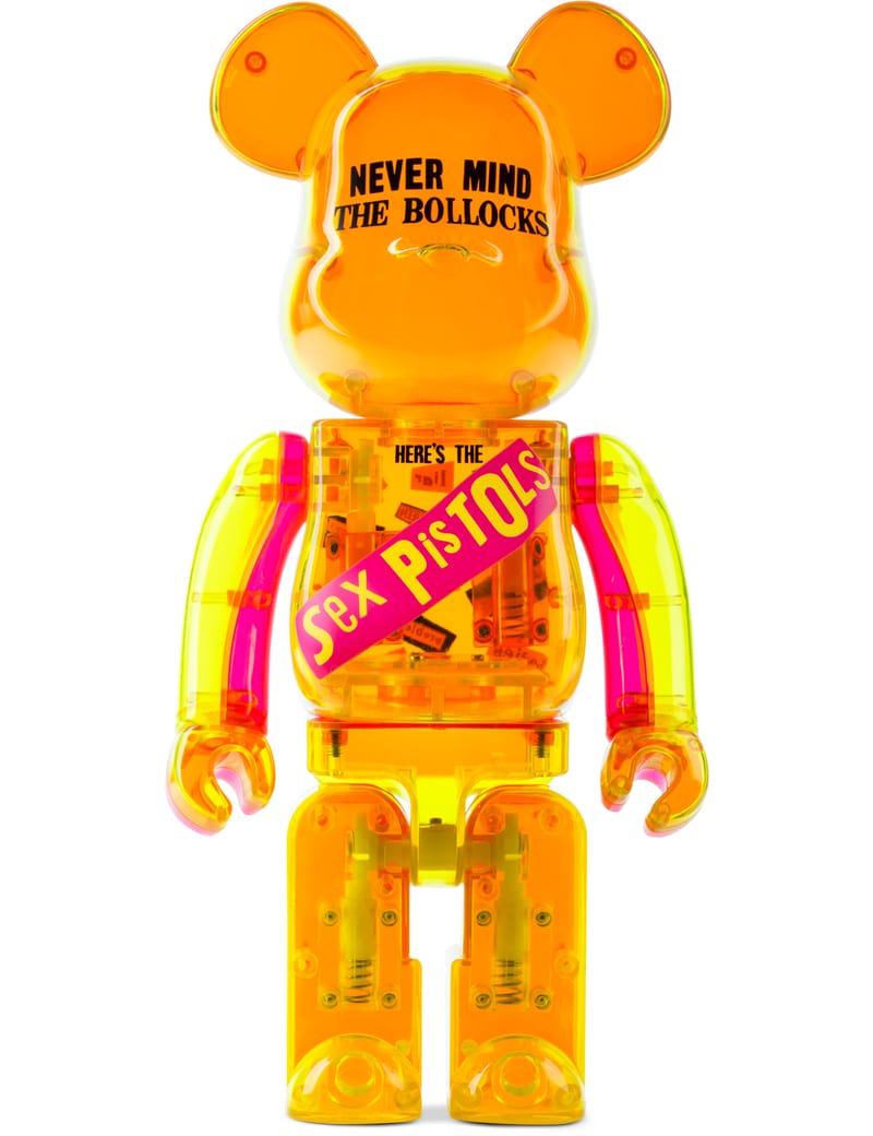 Medicom Toy - 400% + 100% Sex Pistols Bea@rbrick Set Clear Ver