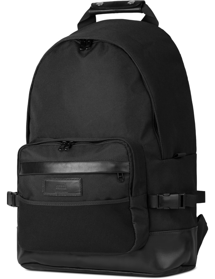 Ami - Black Small Backpack | HBX - Globally Curated Fashion and ...