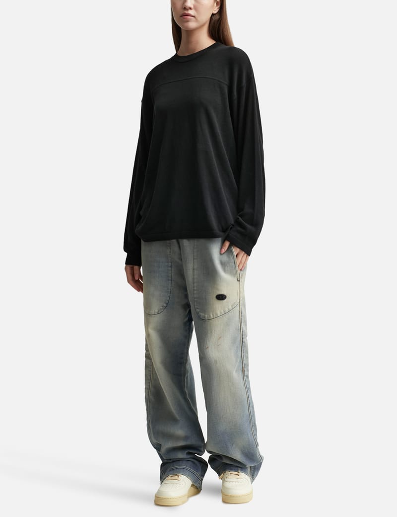 Stüssy - Lightweight Football Crewneck Sweater | HBX - Globally