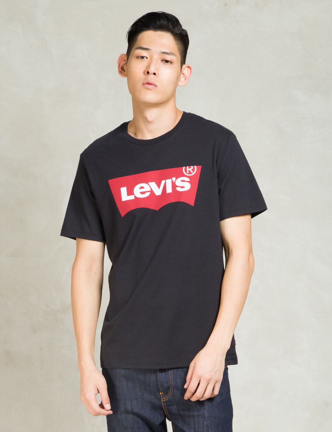 Levi's - Black HM BLAC Graphic Set-in Neck Graphic H215 T-Shirt | HBX ...