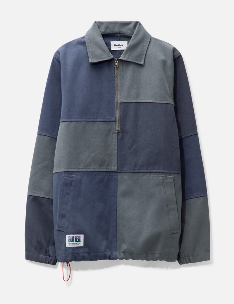 Butter Goods - WASHED CANVAS PATCHWORK JACKET | HBX - Globally