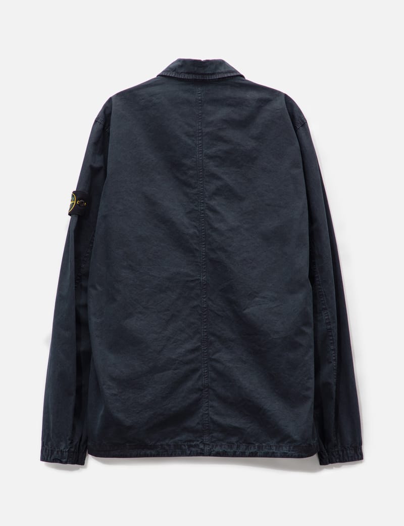 Stone Island - ブラッシュド コットン オーバーシャツ | HBX - ハイプ