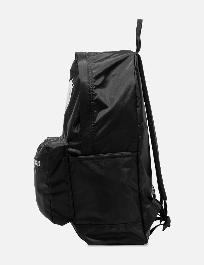 HUMAN MADE NYLON HEART BACKPACK BLACK-