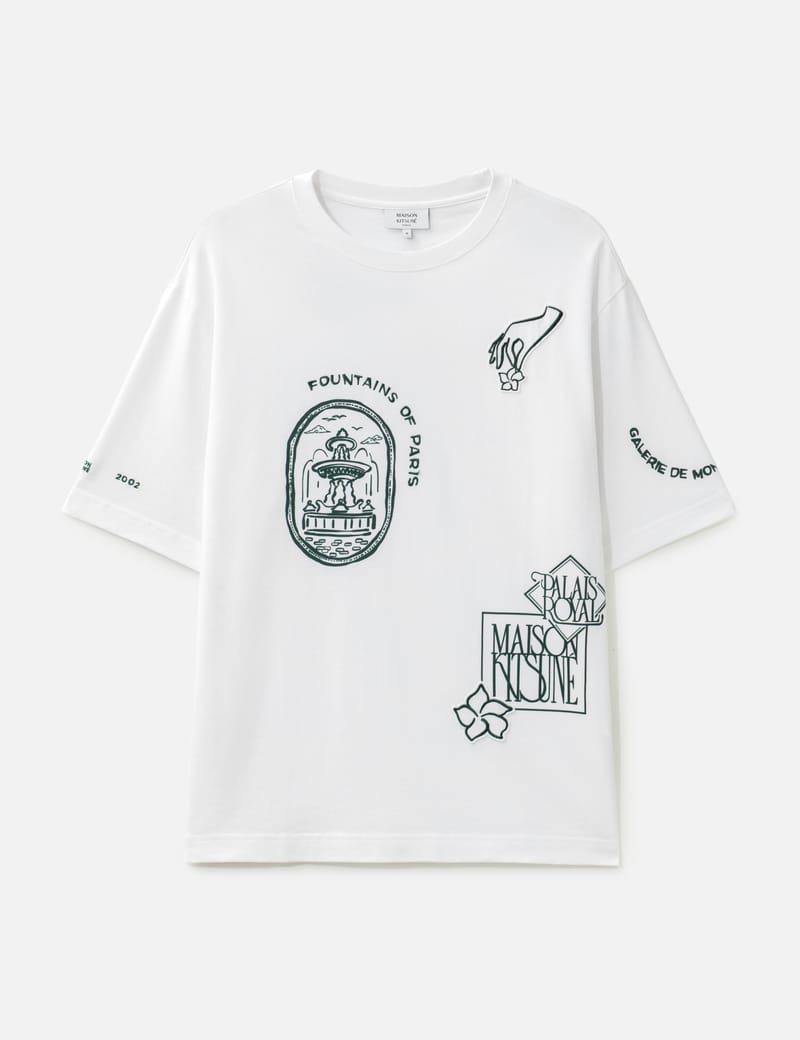 Maison Kitsuné Art Nouveau Stamps Oversize T-Shirt - 240g
