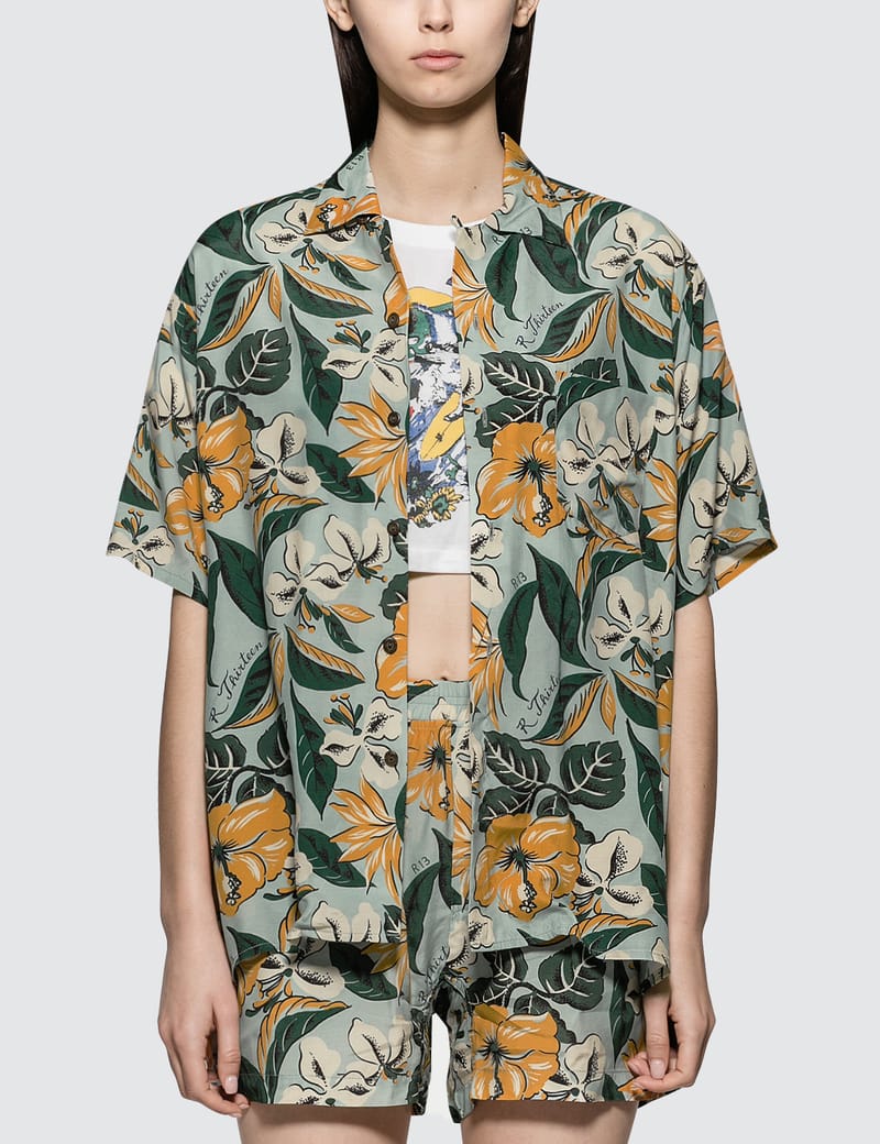 R13 Hawaiian Shirt HBX Globally Curated Fashion and