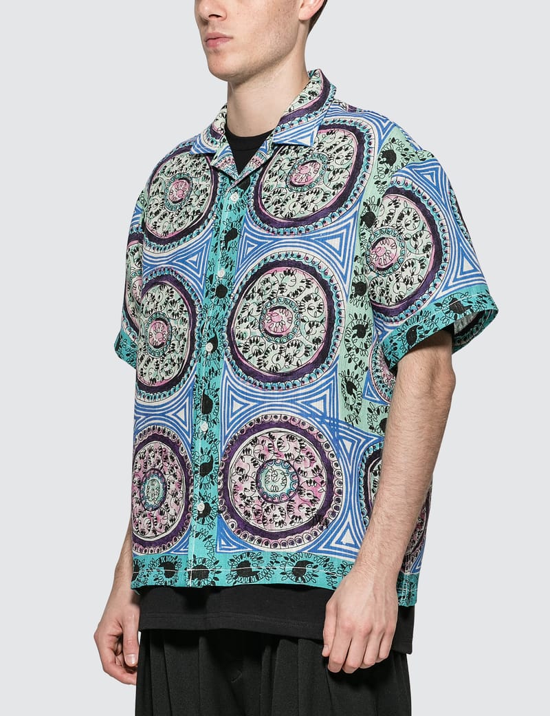 JW Anderson - Mystic Paisley Short Sleeve Shirt | HBX - Globally